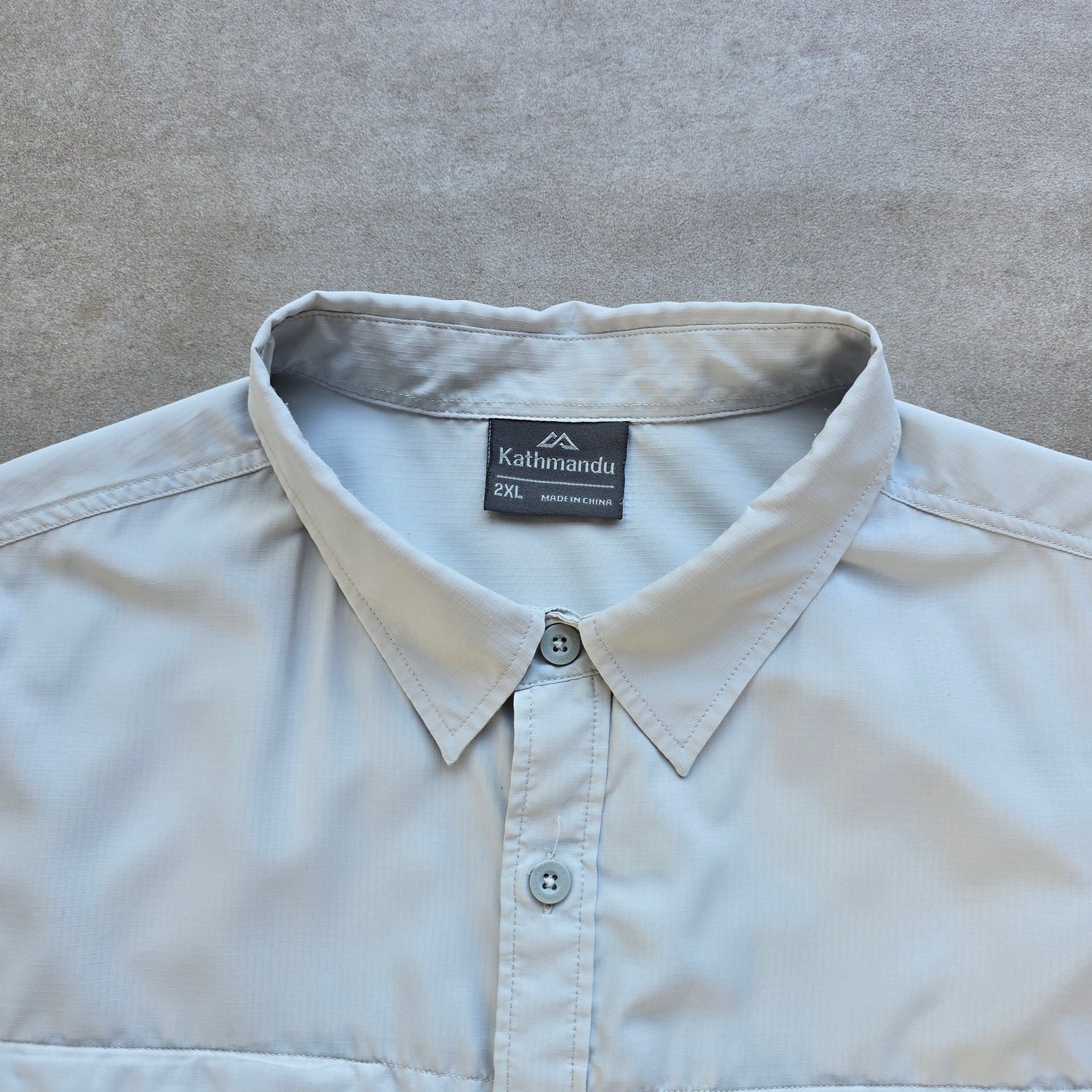 Vintage 2000's Kathmandu Lightweight Short Sleeve Button Up Shirt - XXL