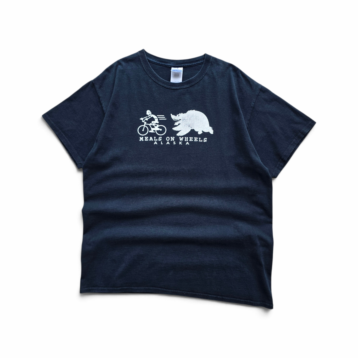 Vintage 2000's Meals On Wheels Alaska Tee - L
