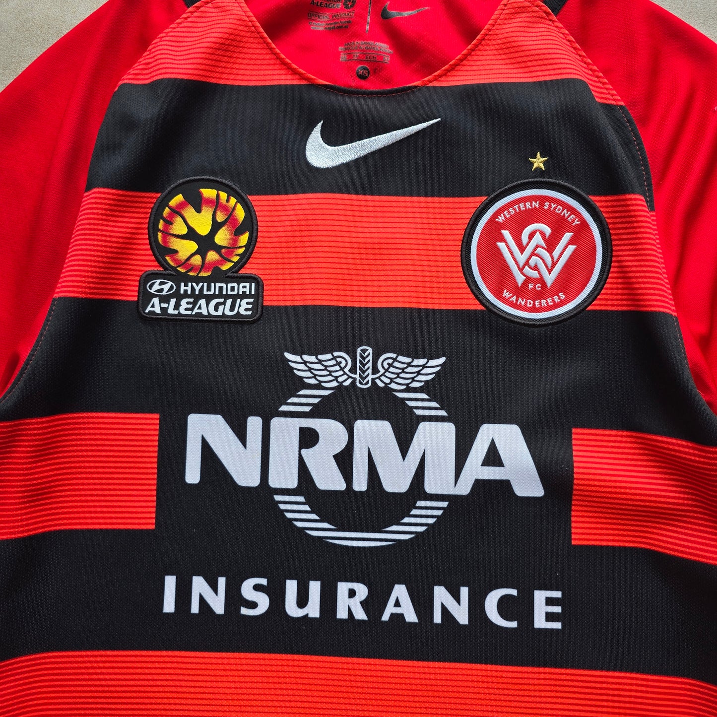 2016-17 Nike Western Sydney Wanderers Home Jersey - XS