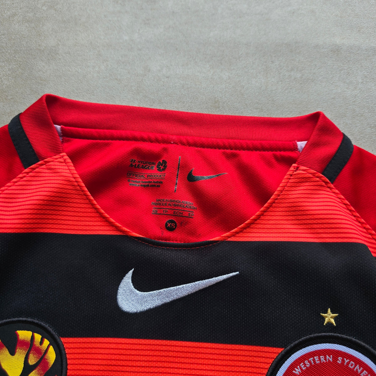 2016-17 Nike Western Sydney Wanderers Home Jersey - XS