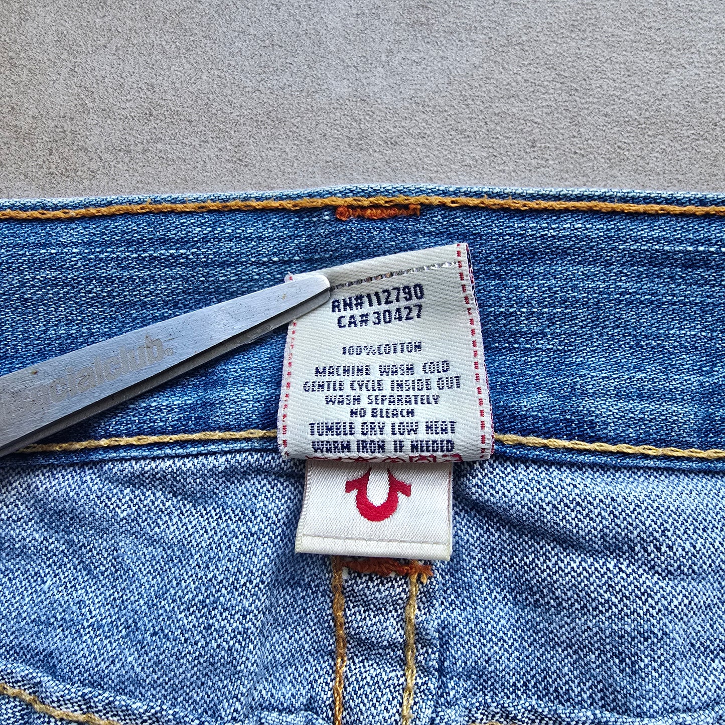 Vintage 2000's True Religion Ricky Cut Off Denim Shorts - 34