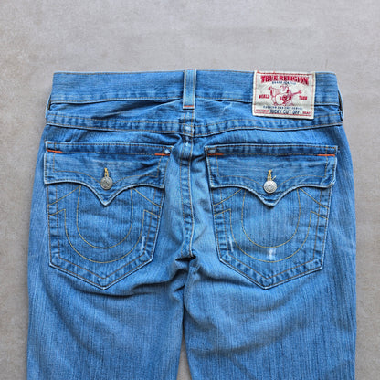 Vintage 2000's True Religion Ricky Cut Off Denim Shorts - 34