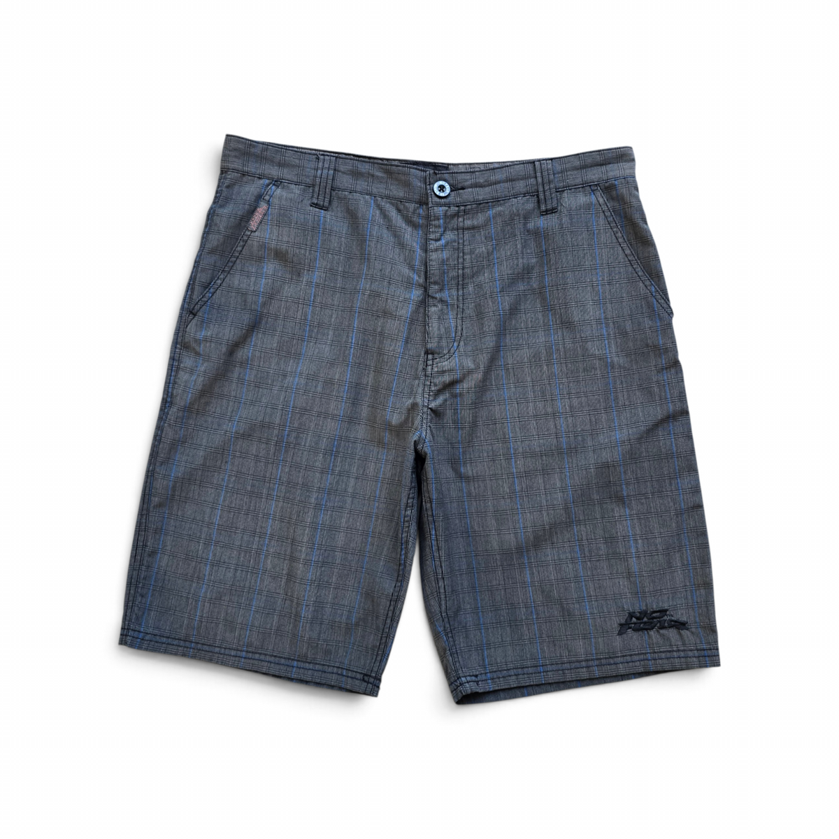 Vintage 2000's No Fear Plaid Shorts - 36