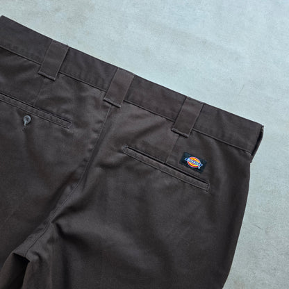 Dickies Brown Slim Fit Shorts - 36