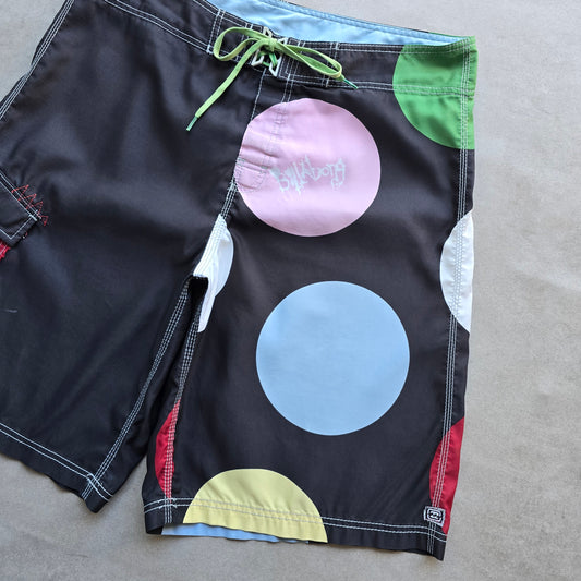 Vintage 2000's Billabong Polka Dot Board Shorts - 38