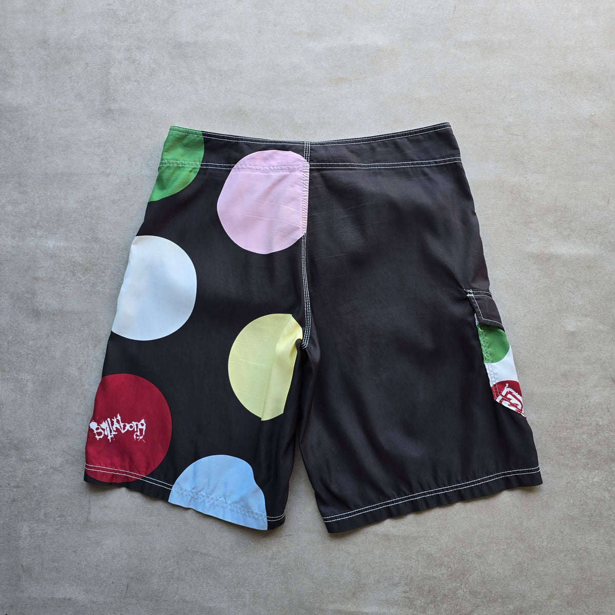 Vintage 2000's Billabong Polka Dot Board Shorts - 38