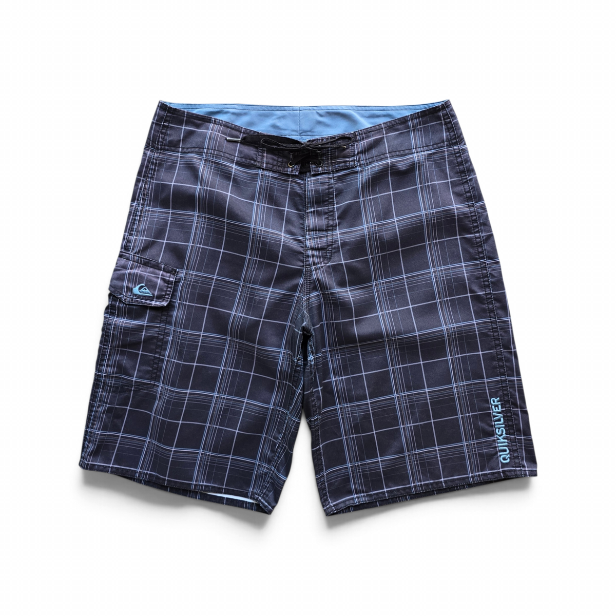 Vintage 2000's Quiksilver Plaid Board Shorts - 32