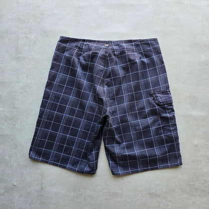Vintage 2000's Quiksilver Plaid Board Shorts - 32