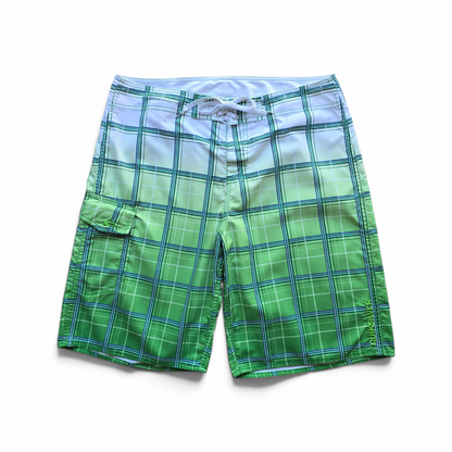 Vintage 2000's Quiksilver Plaid Board Shorts - 36