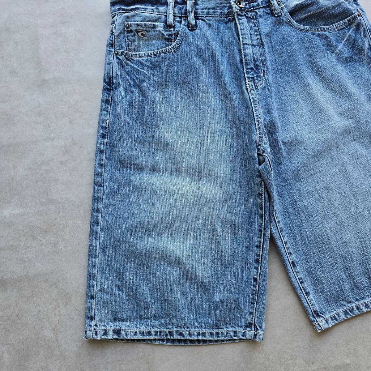 Vintage 2000's Rip Curl Baggy Denim Shorts - 34