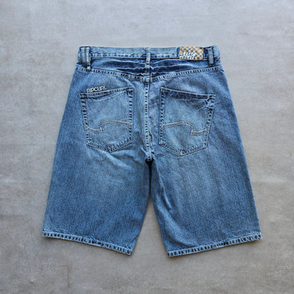 Vintage 2000's Rip Curl Baggy Denim Shorts - 34