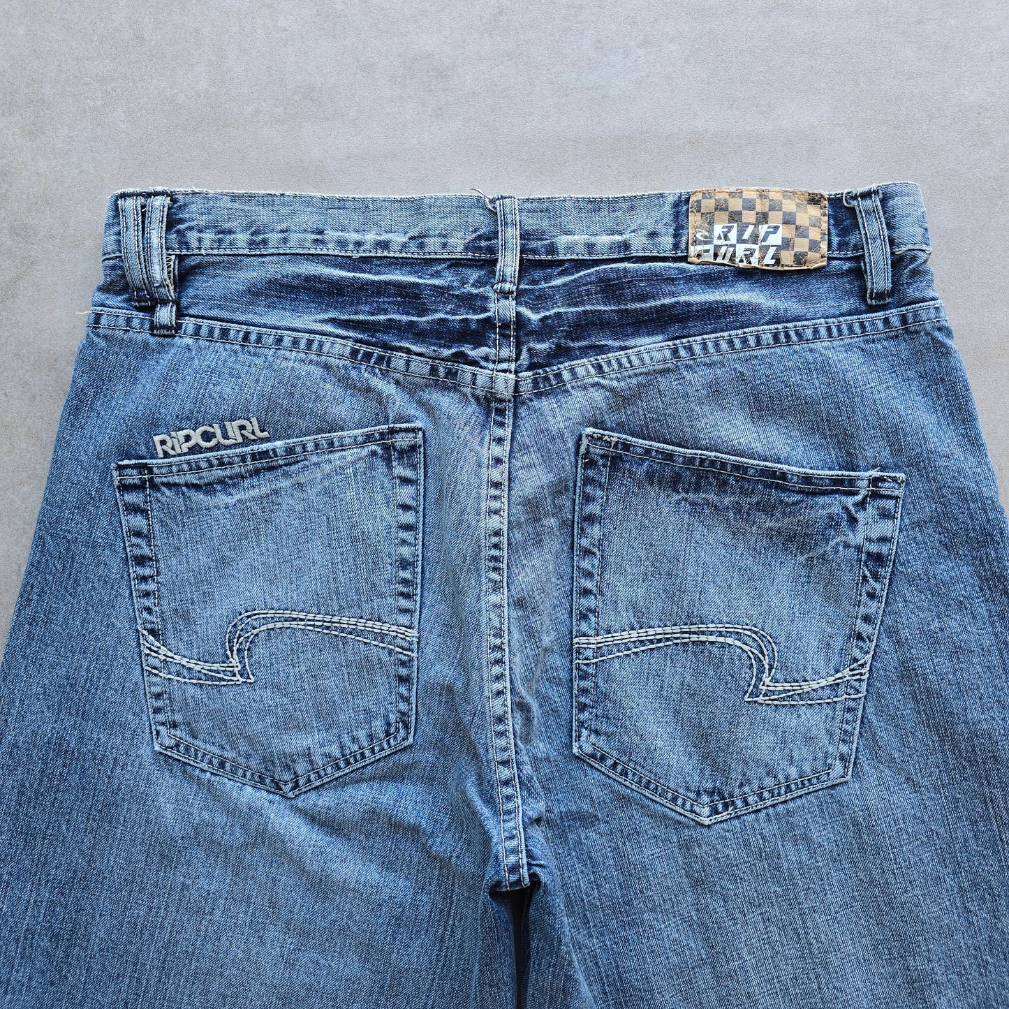 Vintage 2000's Rip Curl Baggy Denim Shorts - 34