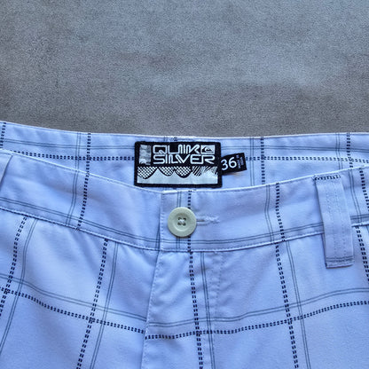 Vintage 2000's Quiksilver Plaid Shorts - 36