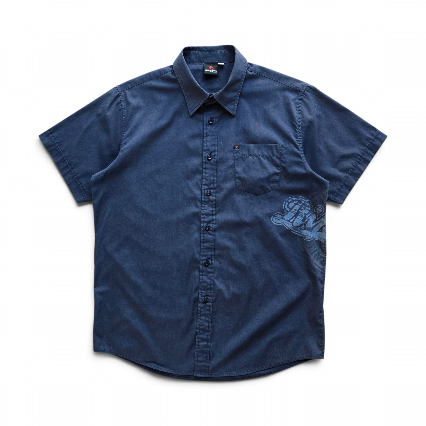 Vintage 2000's Rip Curl Short Sleeve Button Up Shirt - L