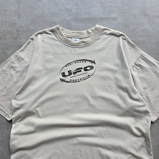 Vintage UFO Surf Designs Seal Rocks Australia Tee - XL