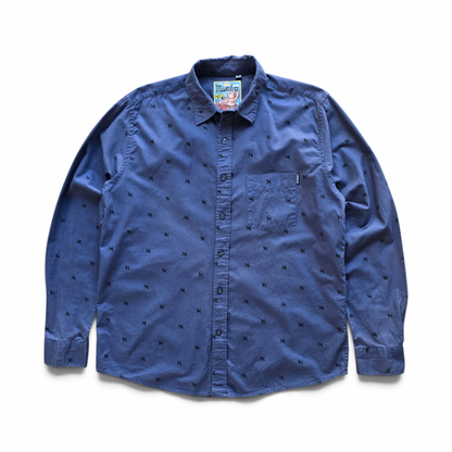 Mambo Loud Long Sleeve Button Up Shirt - L