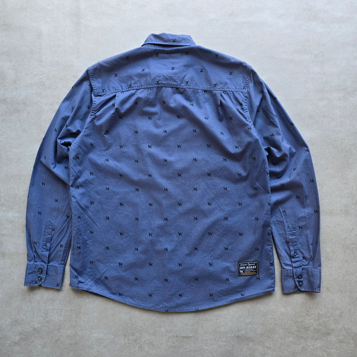 Mambo Loud Long Sleeve Button Up Shirt - L
