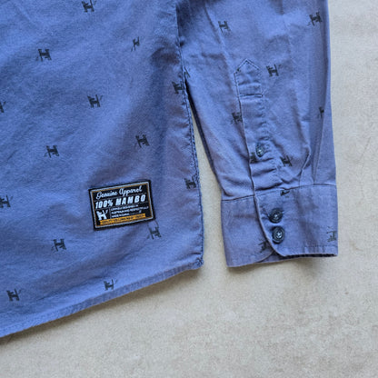 Mambo Loud Long Sleeve Button Up Shirt - L