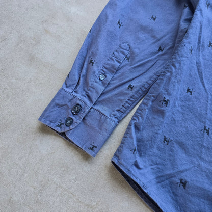 Mambo Loud Long Sleeve Button Up Shirt - L