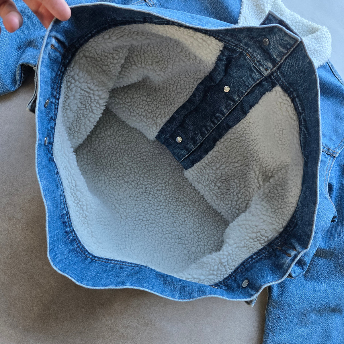 Vintage 2000's Rip Curl Fleece Lined Denim Jacket - WMNS L