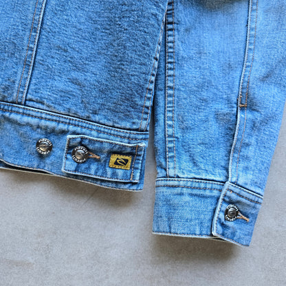 Vintage 2000's Rip Curl Fleece Lined Denim Jacket - WMNS L
