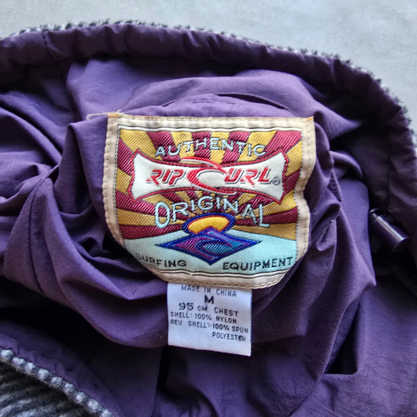 RARE Vintage 90's Rip Curl Reversible Jacket - L