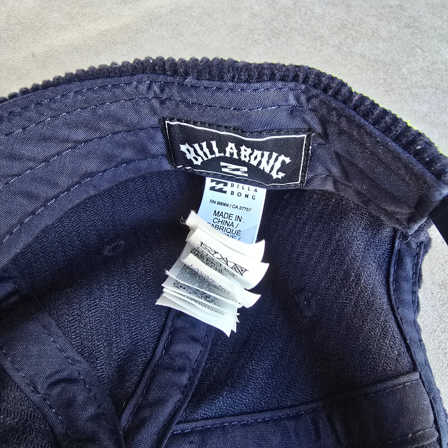 Billabong Corduroy Snapback Cap