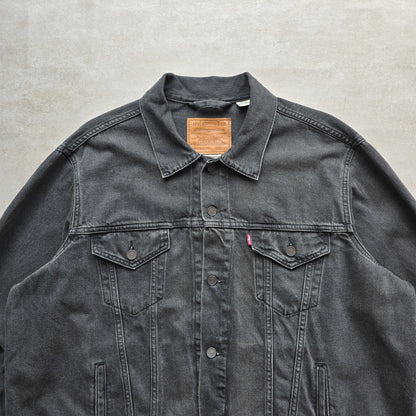 Levi's Vintage Fit Faded Black Denim Trucker Jacket - XXL