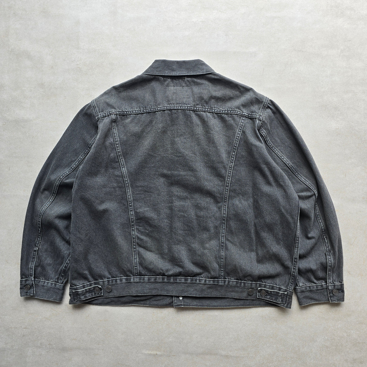 Levi's Vintage Fit Faded Black Denim Trucker Jacket - XXL
