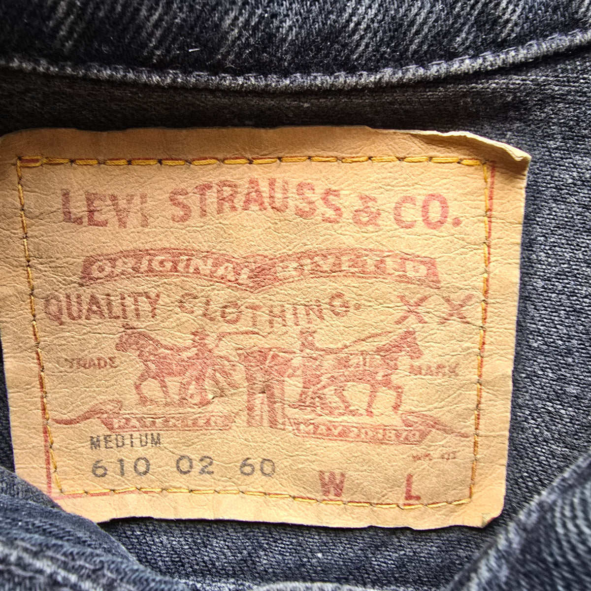 Vintage 80's Levi's 1 of 1 Denim Trucker Jacket - WMNS M