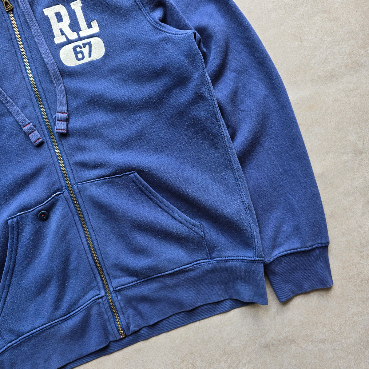 Vintage Ralph Lauren Polo Jeans Co RL67 Full Zip Hoodie - S/M