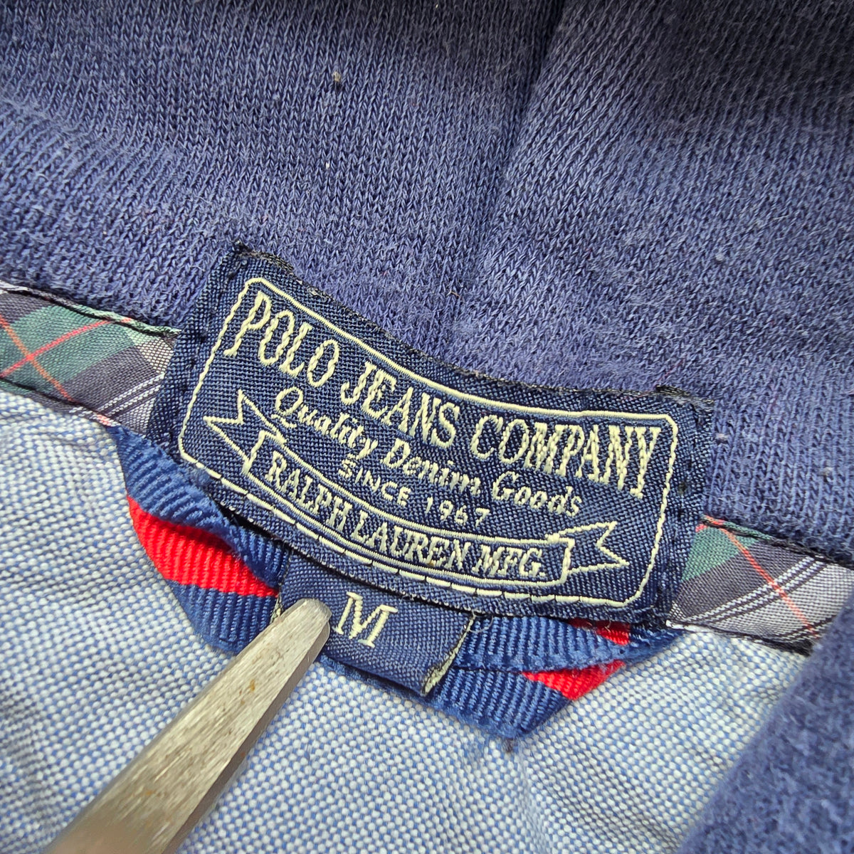 Vintage Ralph Lauren Polo Jeans Co RL67 Full Zip Hoodie - S/M