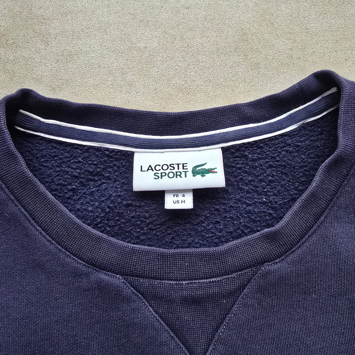 Lacoste Sport Navy Blue Sweatshirt - S/M