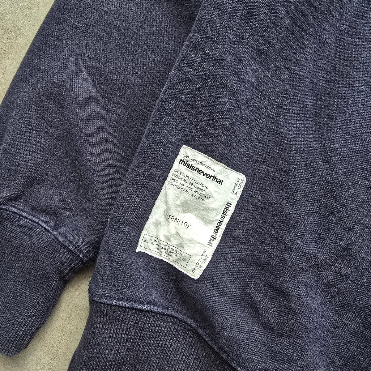 Thisisneverthat Navy Blue Hoodie - M