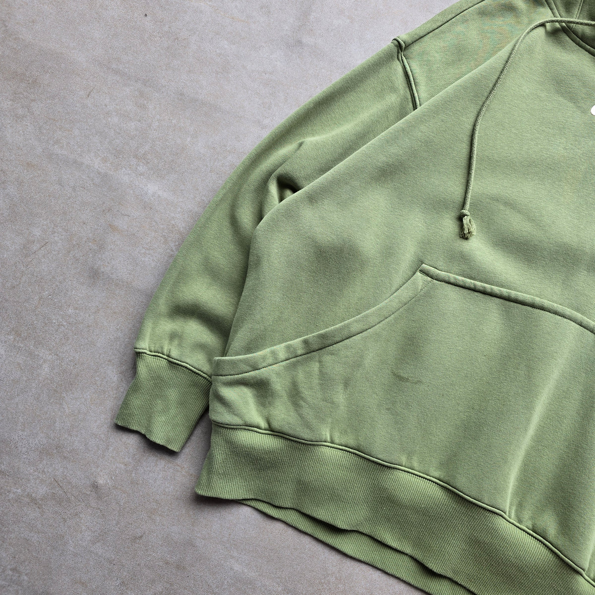 Nike Green Centre Swoosh Hoodie - S