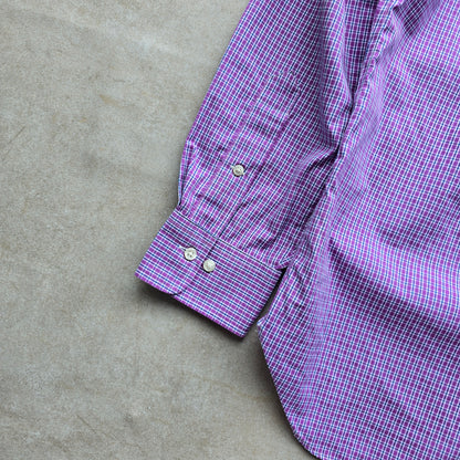Ralph Lauren Plaid Long Sleeve Button Up Shirt - L