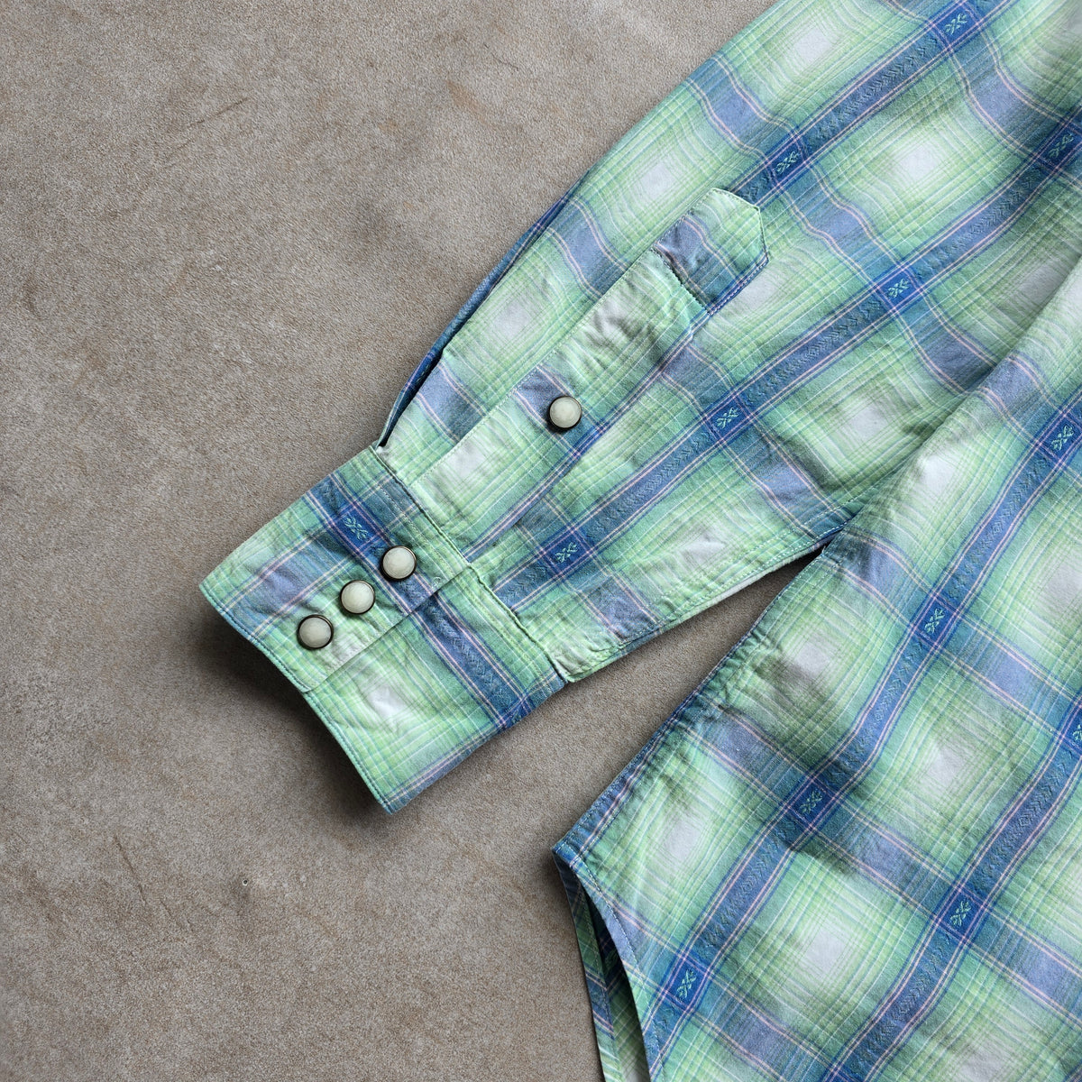 Ralph Lauren Pearl Snap Plaid Western Button Up Shirt - L