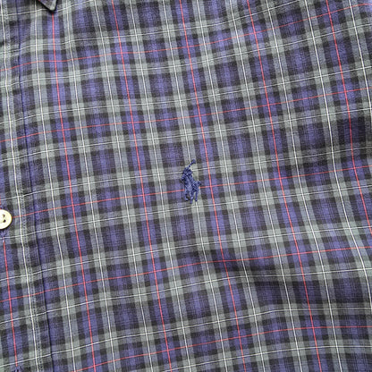 Vintage Ralph Lauren Plaid Long Sleeve Button Up Shirt - XL