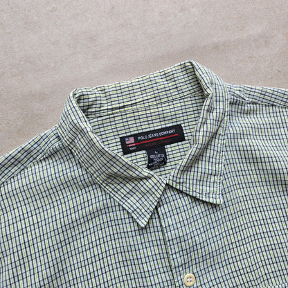 Vintage Ralph Lauren Polo Jeans Co Short Sleeve Button Up Shirt - L