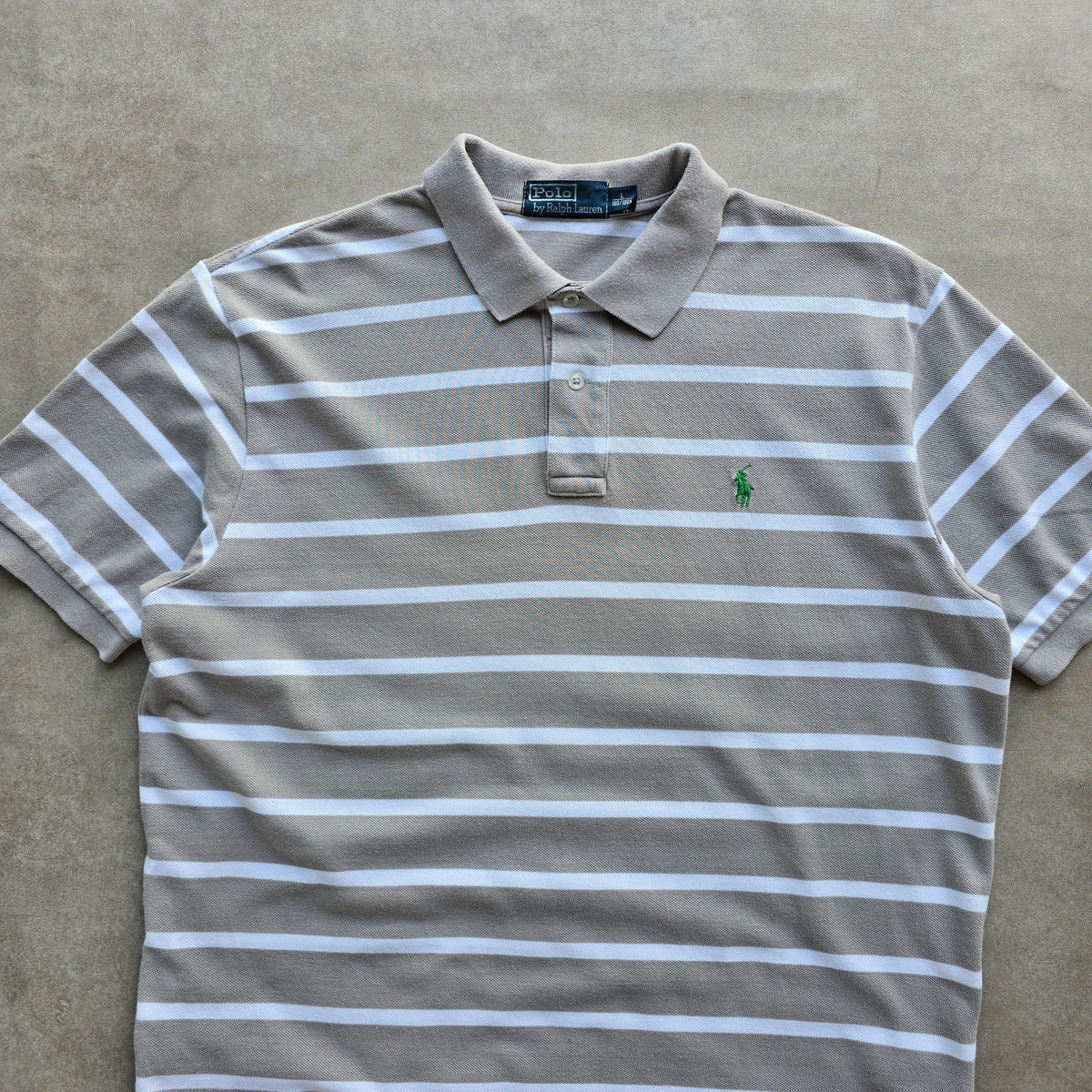 Ralph Lauren Striped Polo Shirt - L