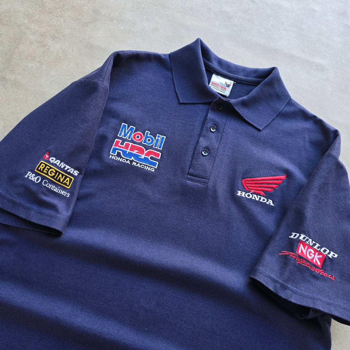 Vintage Honda Racing Polo Shirt - L