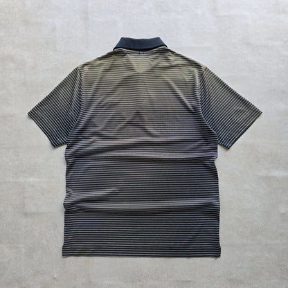 Nike Golf Mini Swoosh Striped Polo Shirt - M