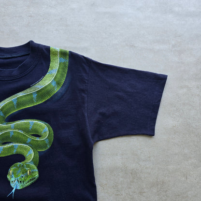 Vintage 2000's Australia Green Tree Python Wild Planet Tee - S/M