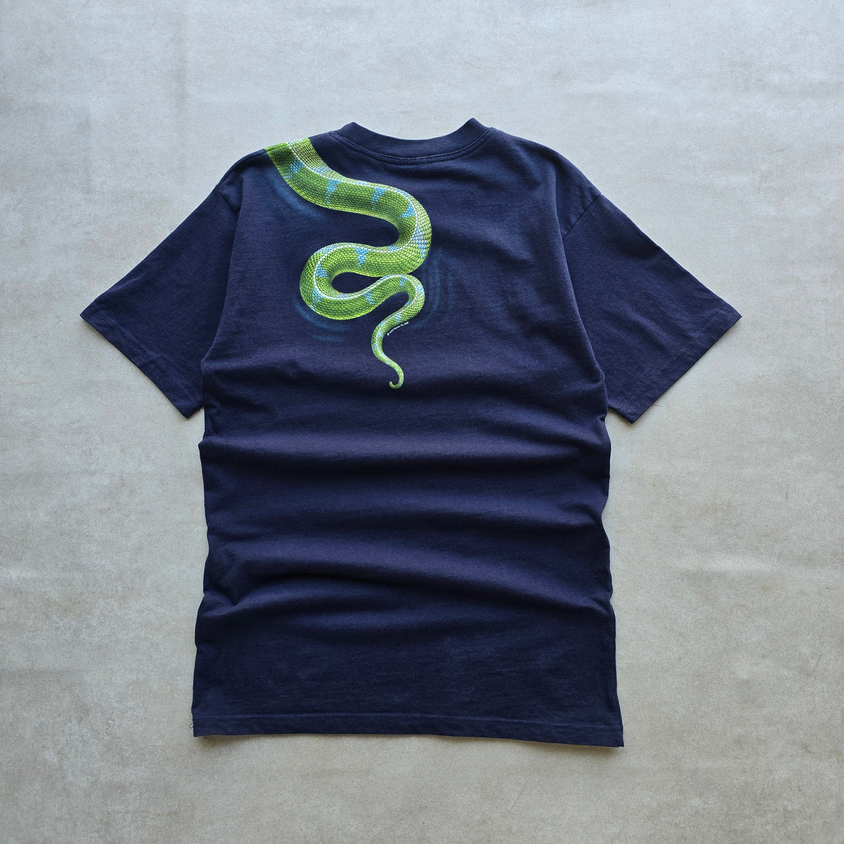 Vintage 2000's Australia Green Tree Python Wild Planet Tee - S/M