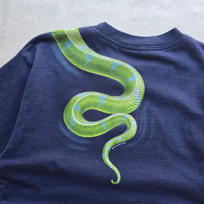 Vintage 2000's Australia Green Tree Python Wild Planet Tee - S/M