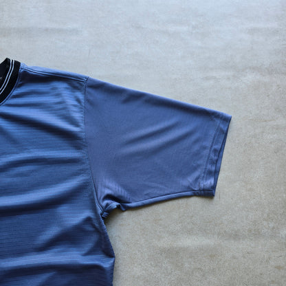Vintage 90's Nike Mini Swoosh Striped Jersey Tee - L