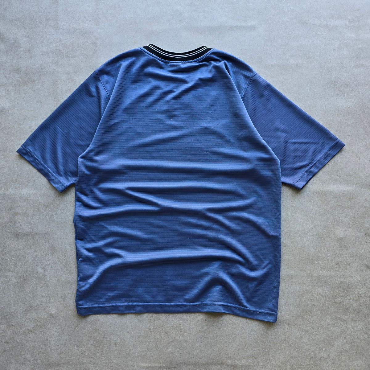 Vintage 90's Nike Mini Swoosh Striped Jersey Tee - L