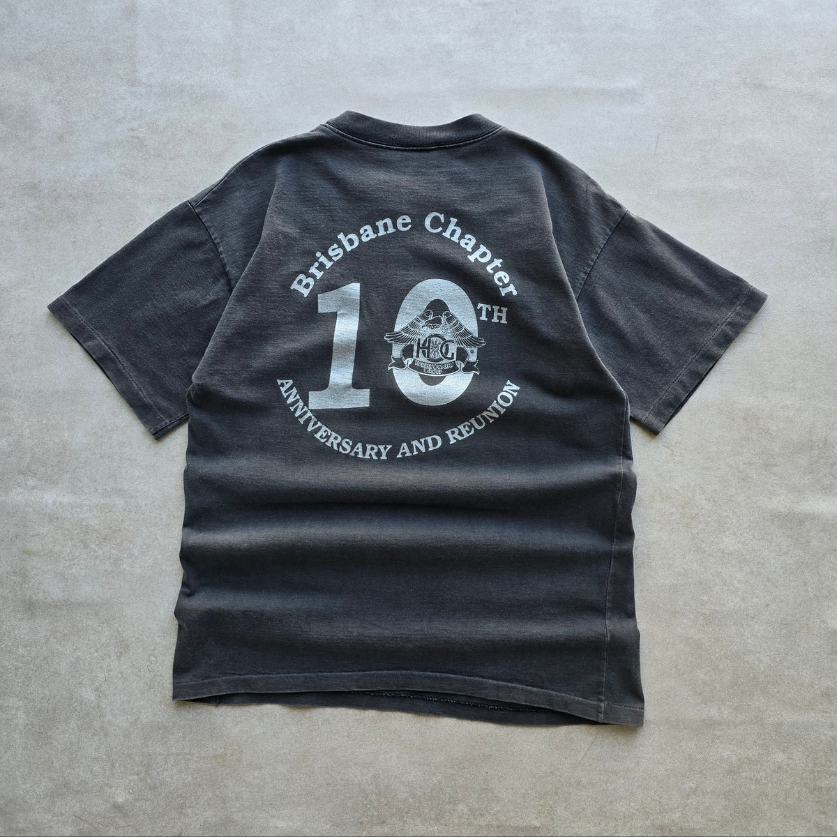 Vintage 1999 Harley Davidson Brisbane HOG 10th Anniversary Tee - S/M