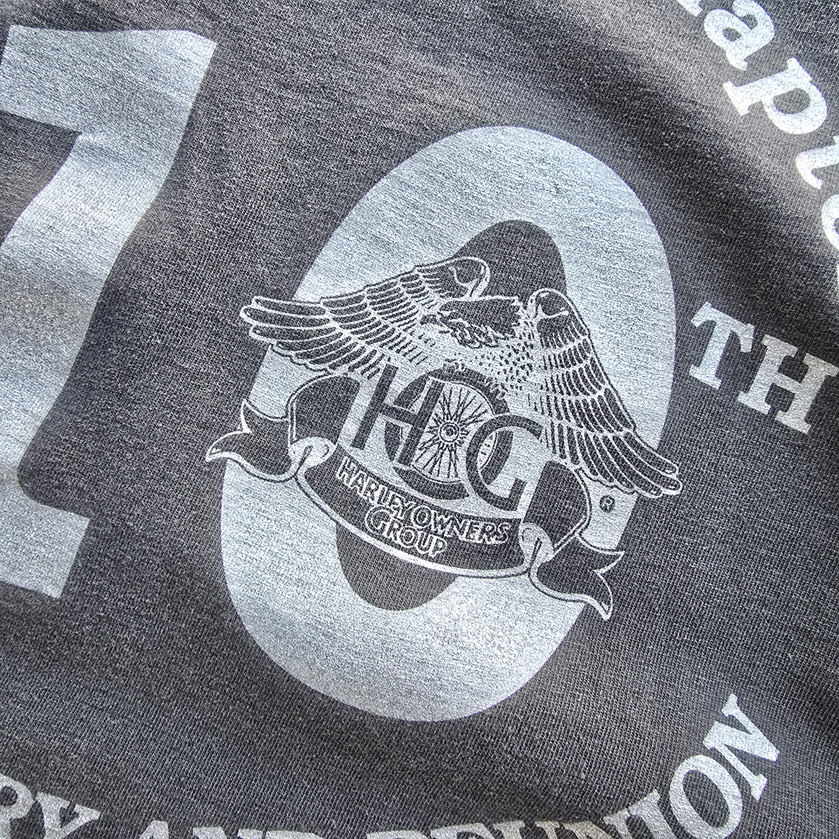 Vintage 1999 Harley Davidson Brisbane HOG 10th Anniversary Tee - S/M