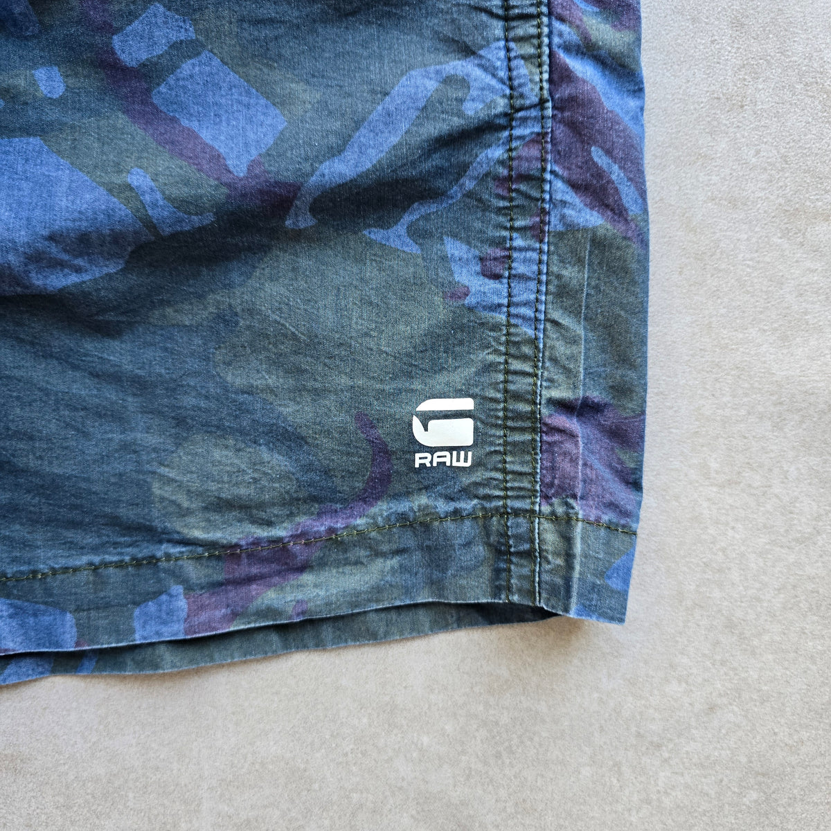 G-Star Raw Dirik Camo Swim Shorts - M